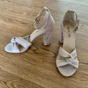 Light Pink block heels